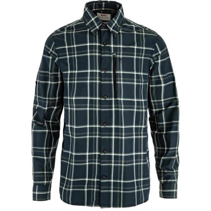 Chemise de randonnée Abisko à manches longues M Chemise de randonnée Abisko à manches longues M