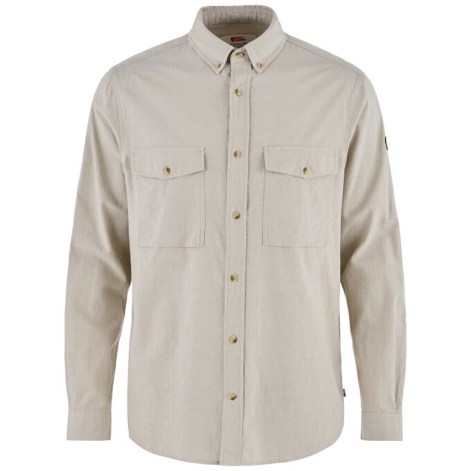 Chemise Ovik en chambray, manches longues, taille M Chemise Ovik en chambray, manches longues, taille M